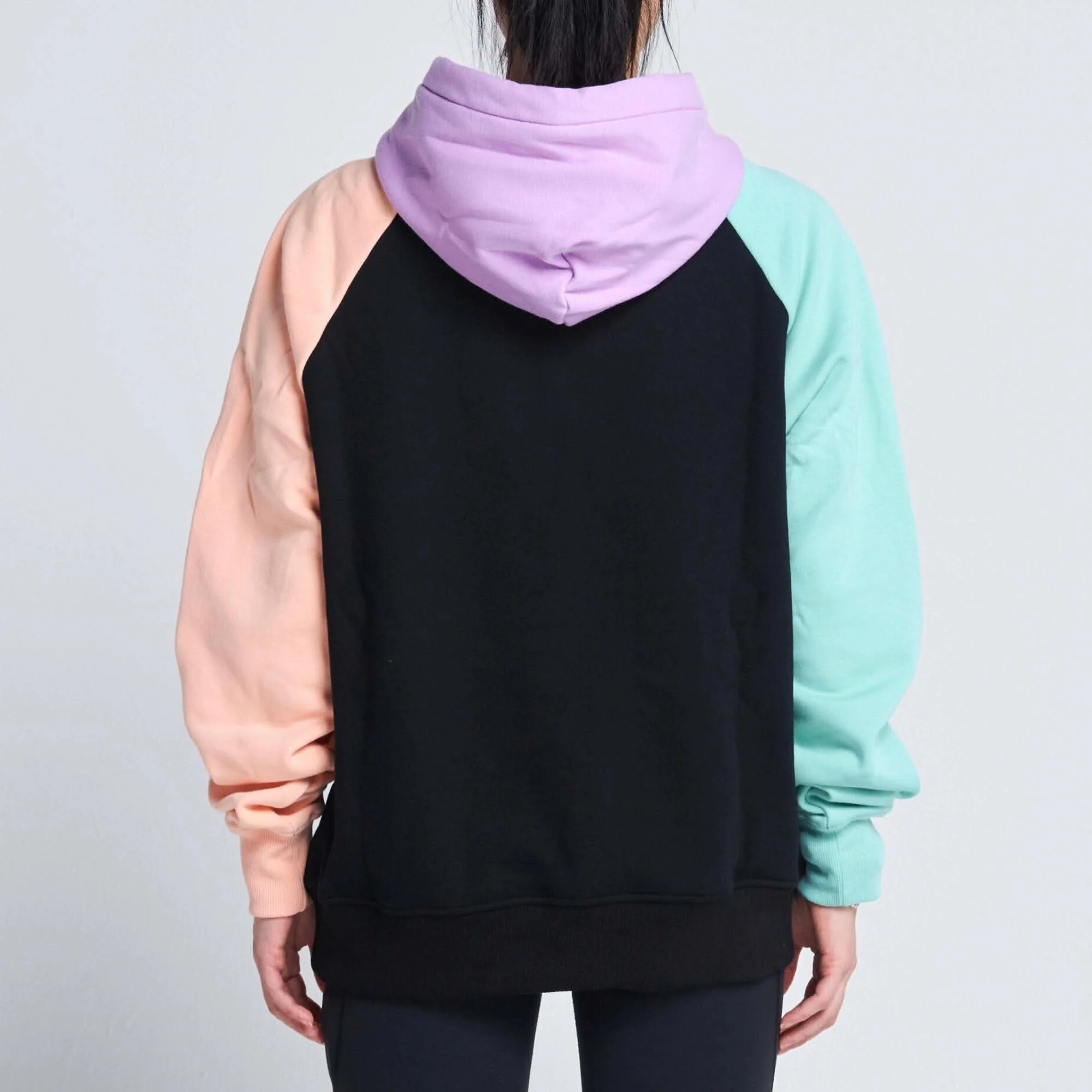 Color Block Human Hoodies - Image 4
