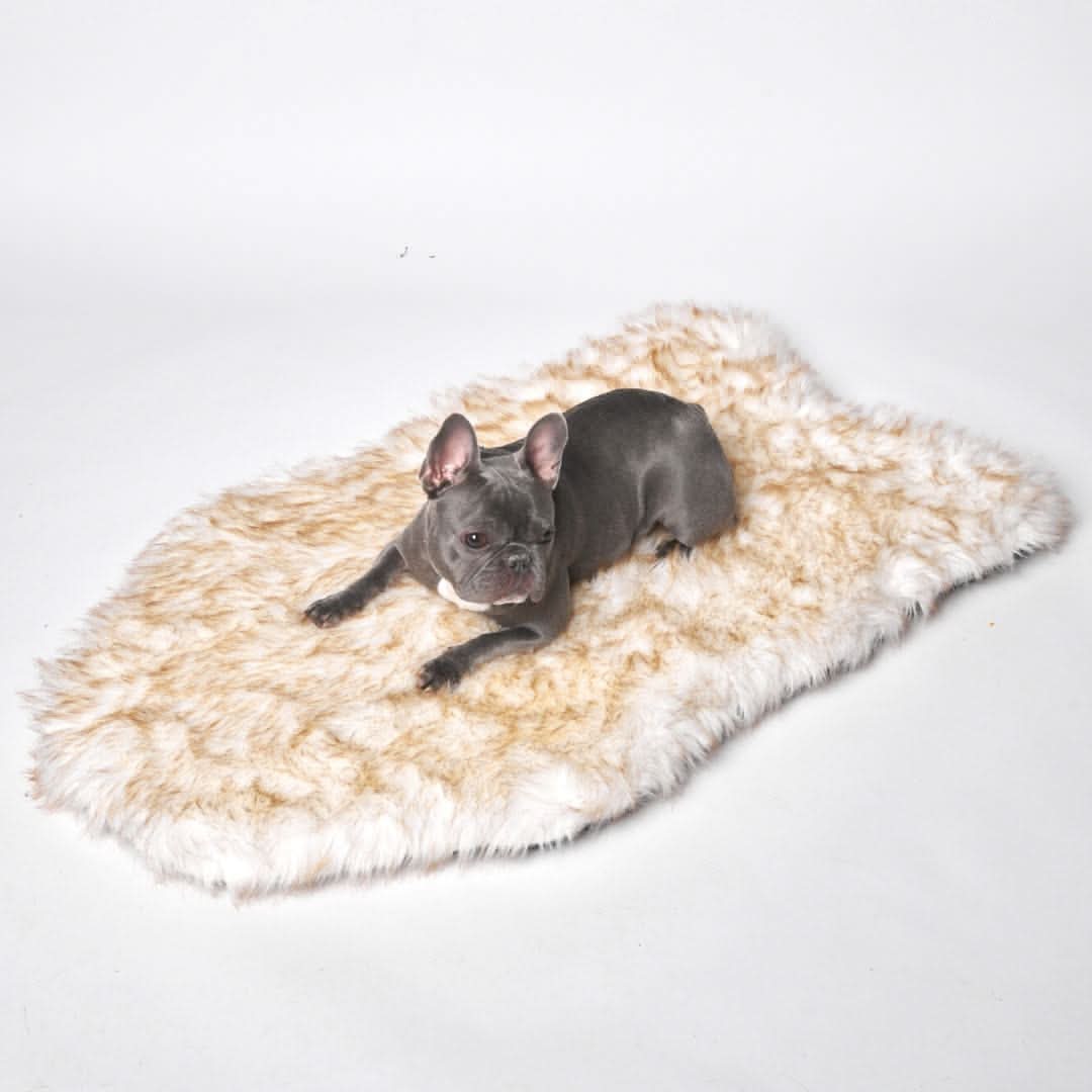 Faux Fur Memory Foam Rug Dog Bed - Image 2