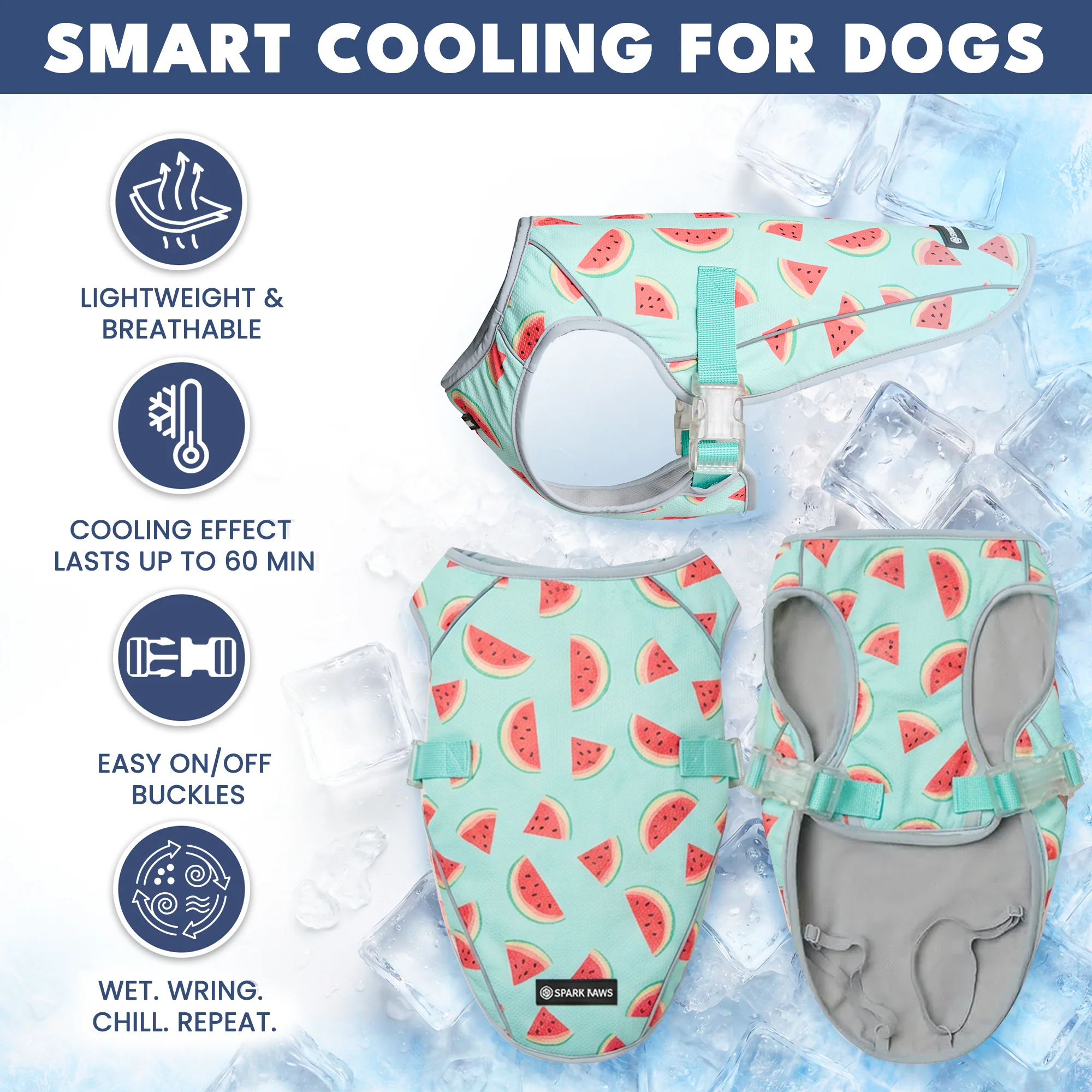 Chilltech™ Dog Cooling Vest 2 Pack - Image 12