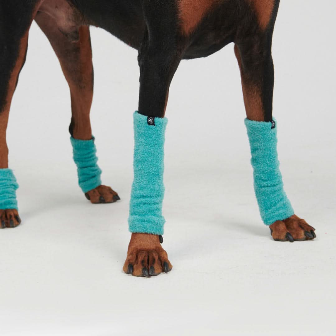 Stretchy Fleece Dog Leg Warmer Sleeves - Image 11