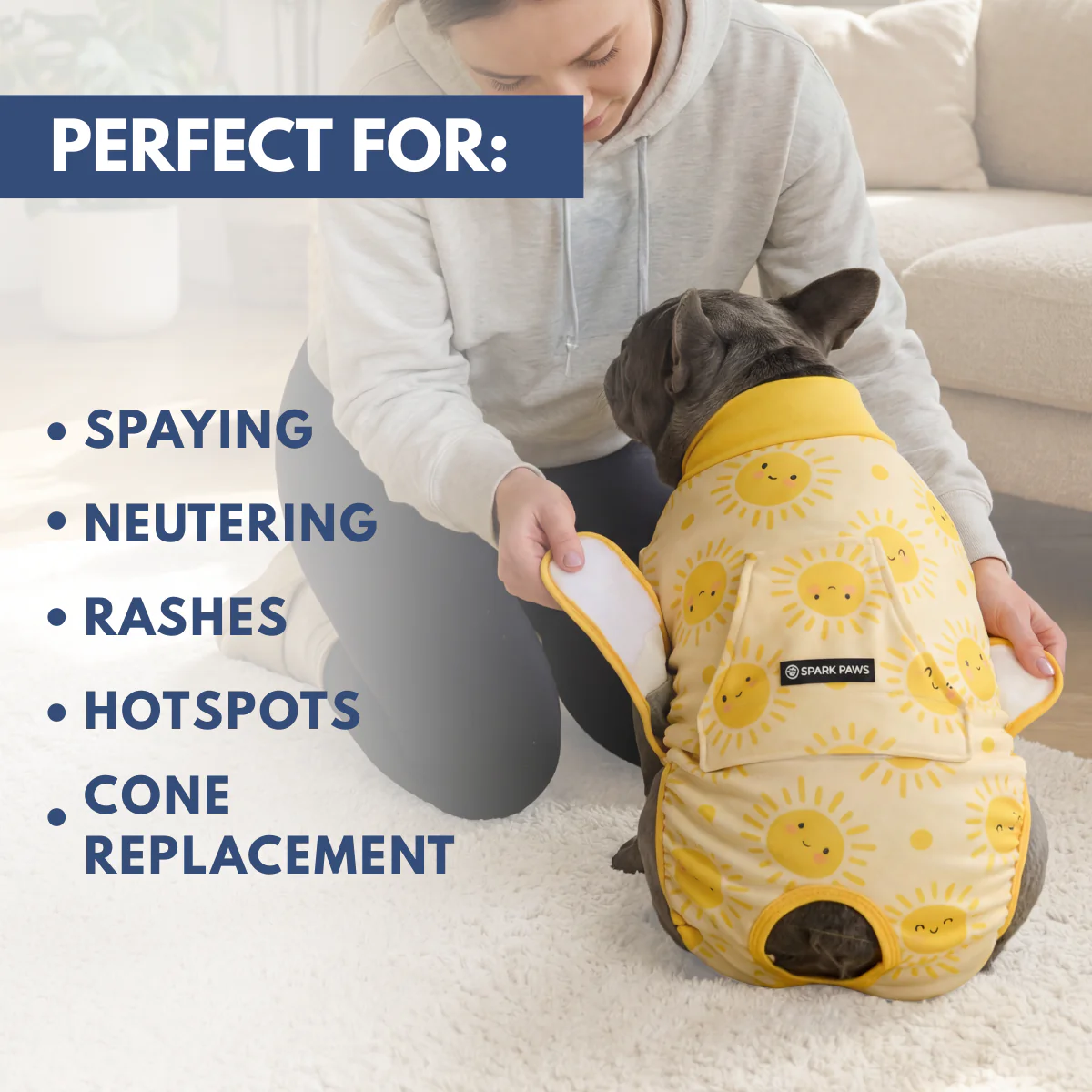 Dog Surgical Suit - Sunshine - Image 7