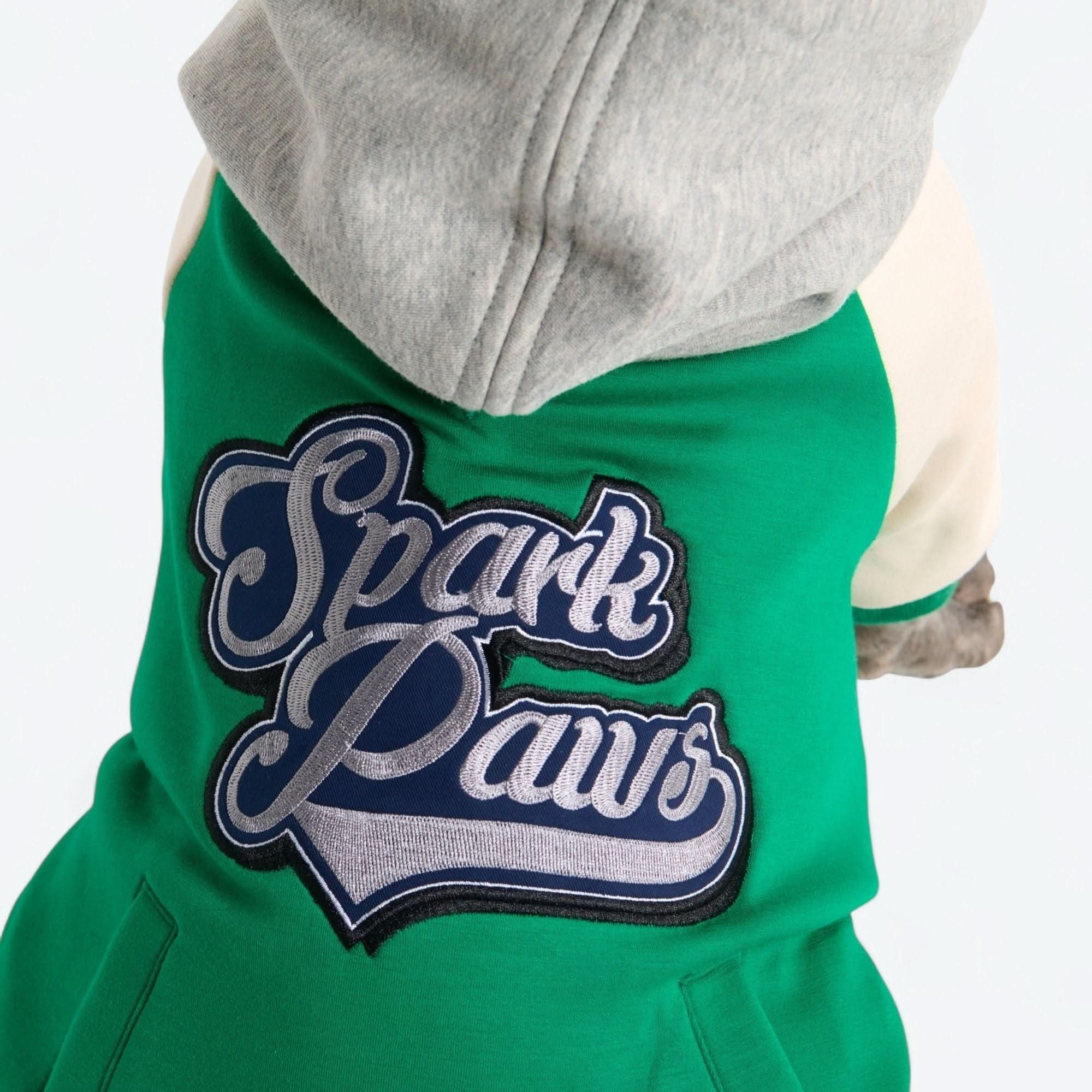 Dog Varsity Jacket - Green - Image 6
