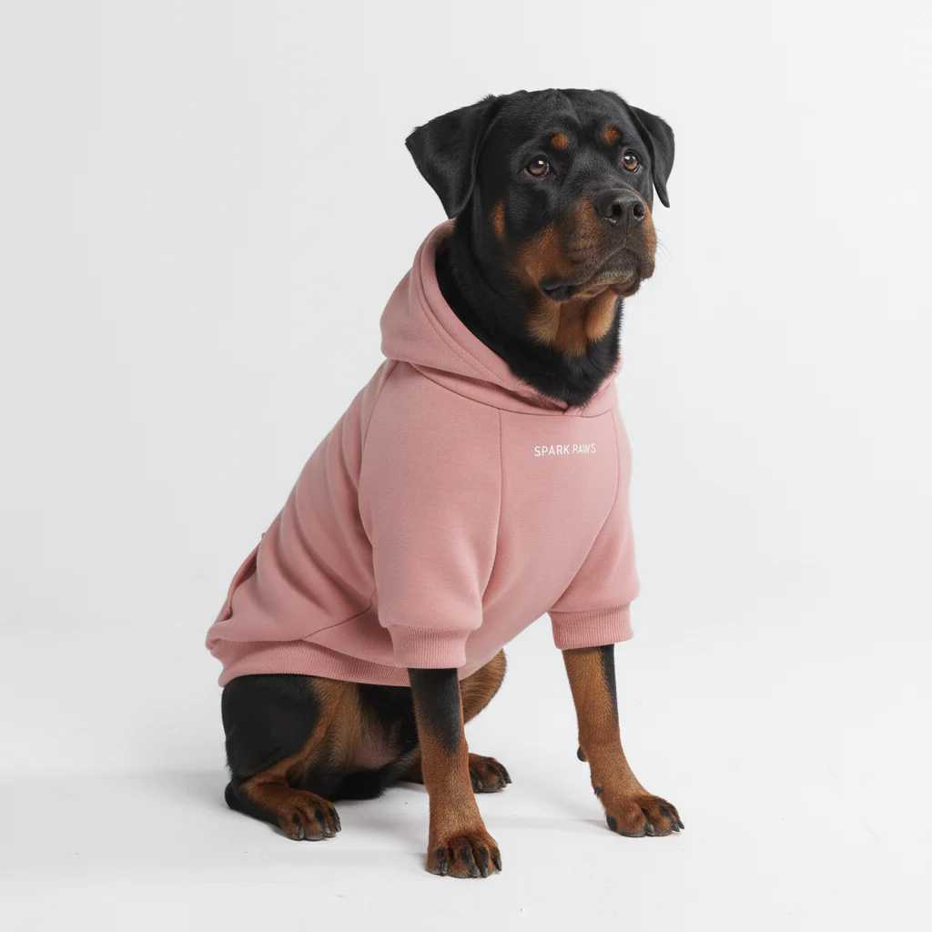 Essential Dog Hoodie - Dusty Pink - Image 7