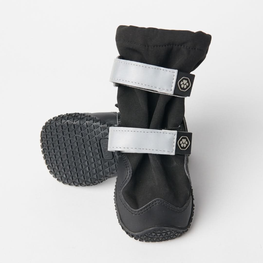 Dog Rainboots, Waterproof Dog Shoes - Black - Image 6