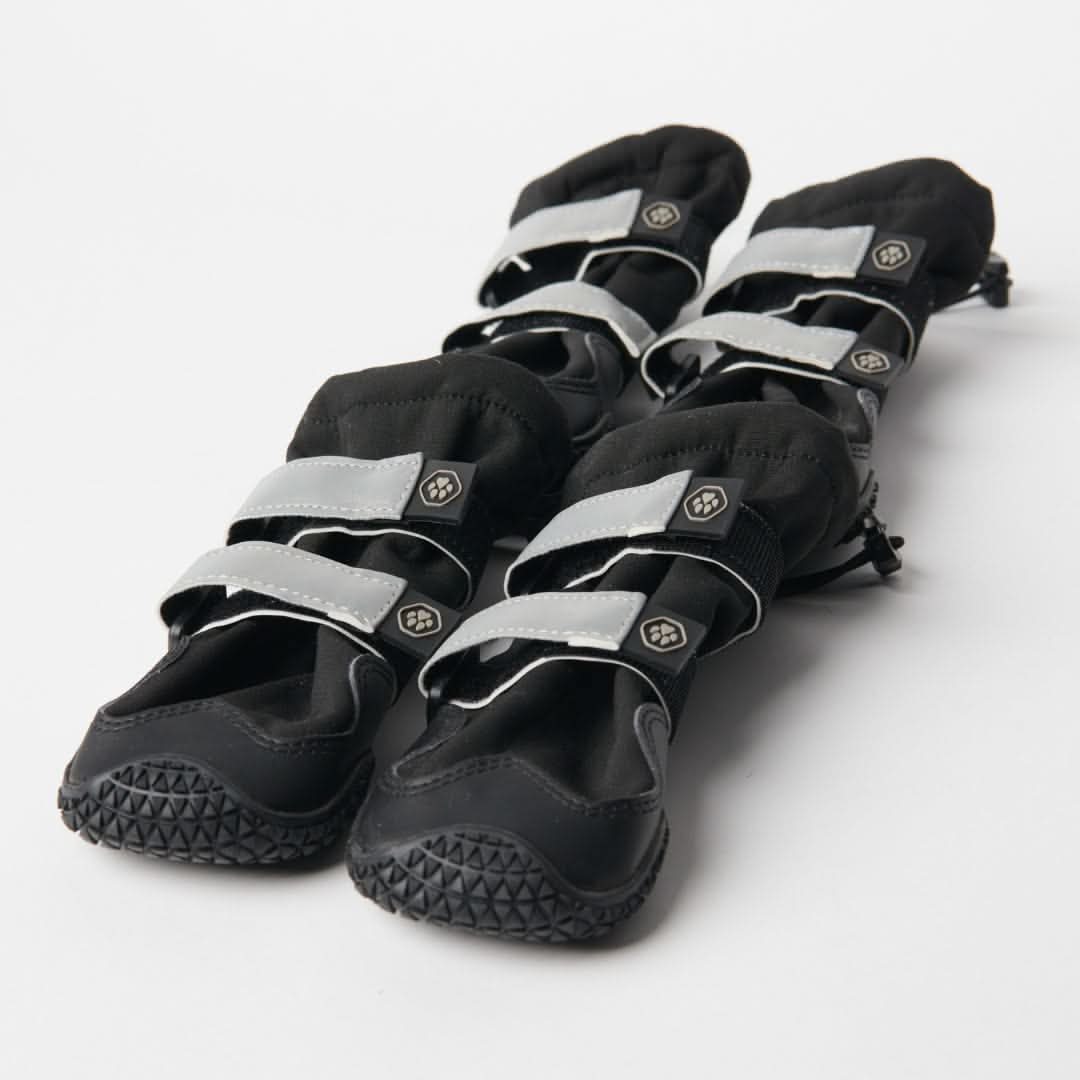 Dog Rainboots, Waterproof Dog Shoes - Black - Image 9