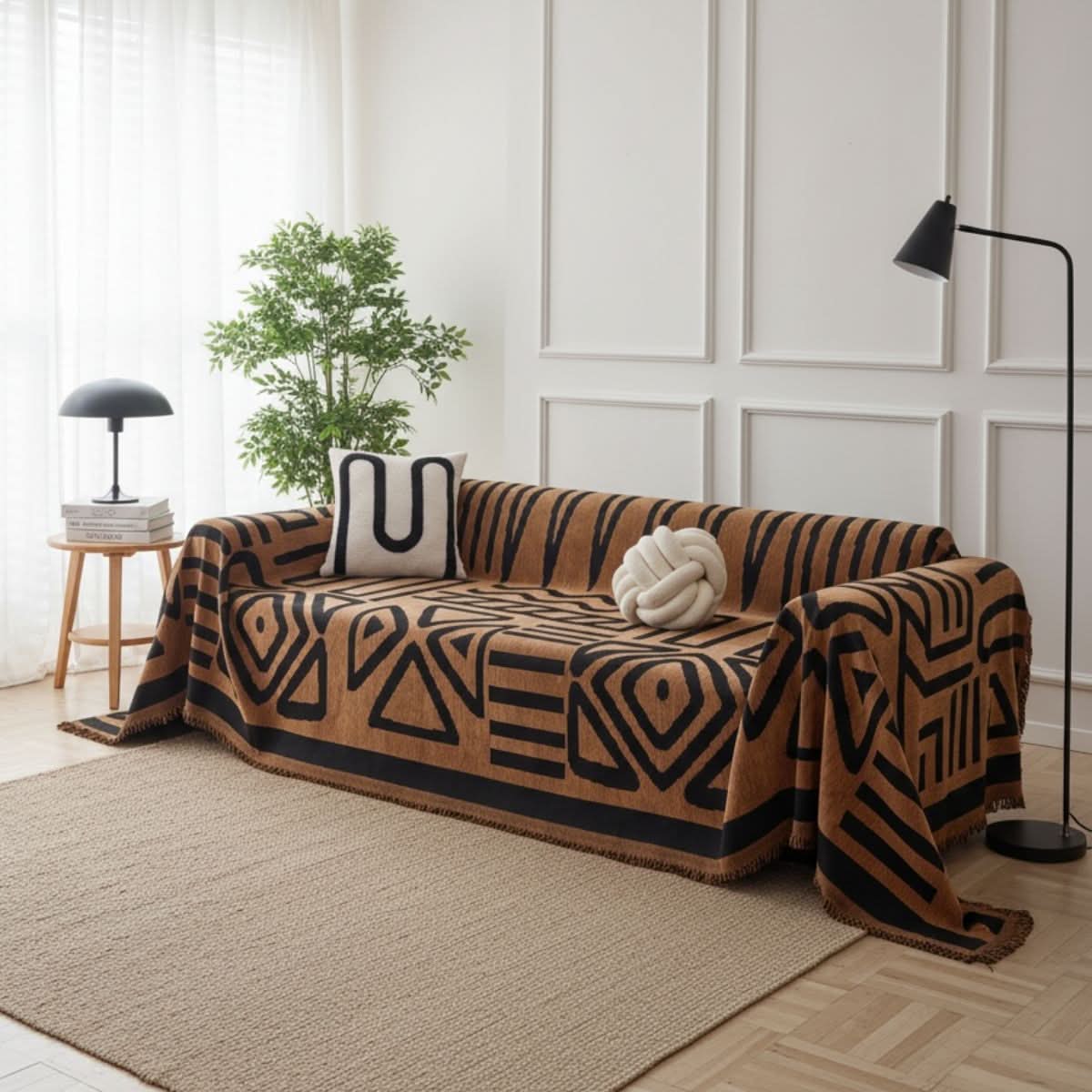 Pet Couch Cover - Boho Brown