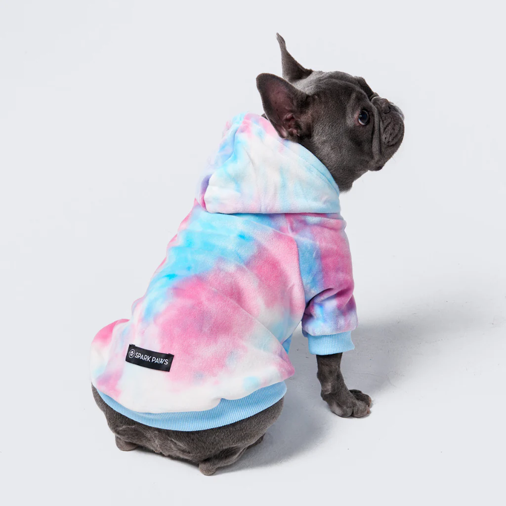 Velvet Dog Hoodie - Snow Cone - Image 10