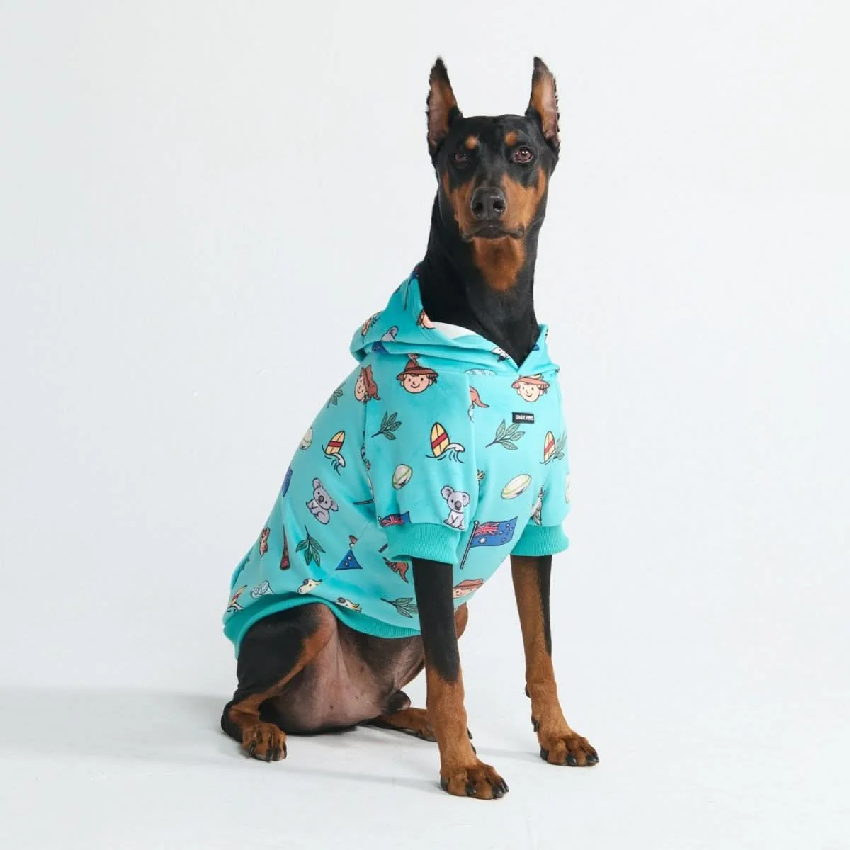The Australia Dog Hoodie - Teal - Image 5