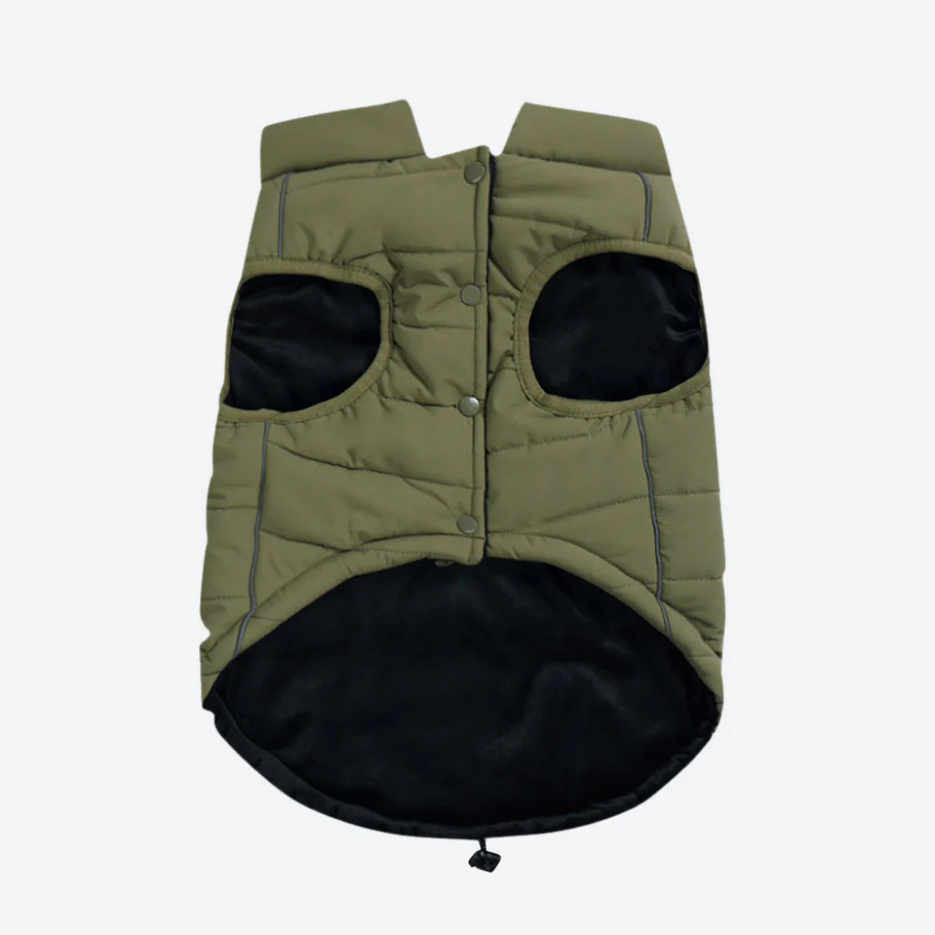 WarmShield Water-Resistant Jacket - Olive - Image 9