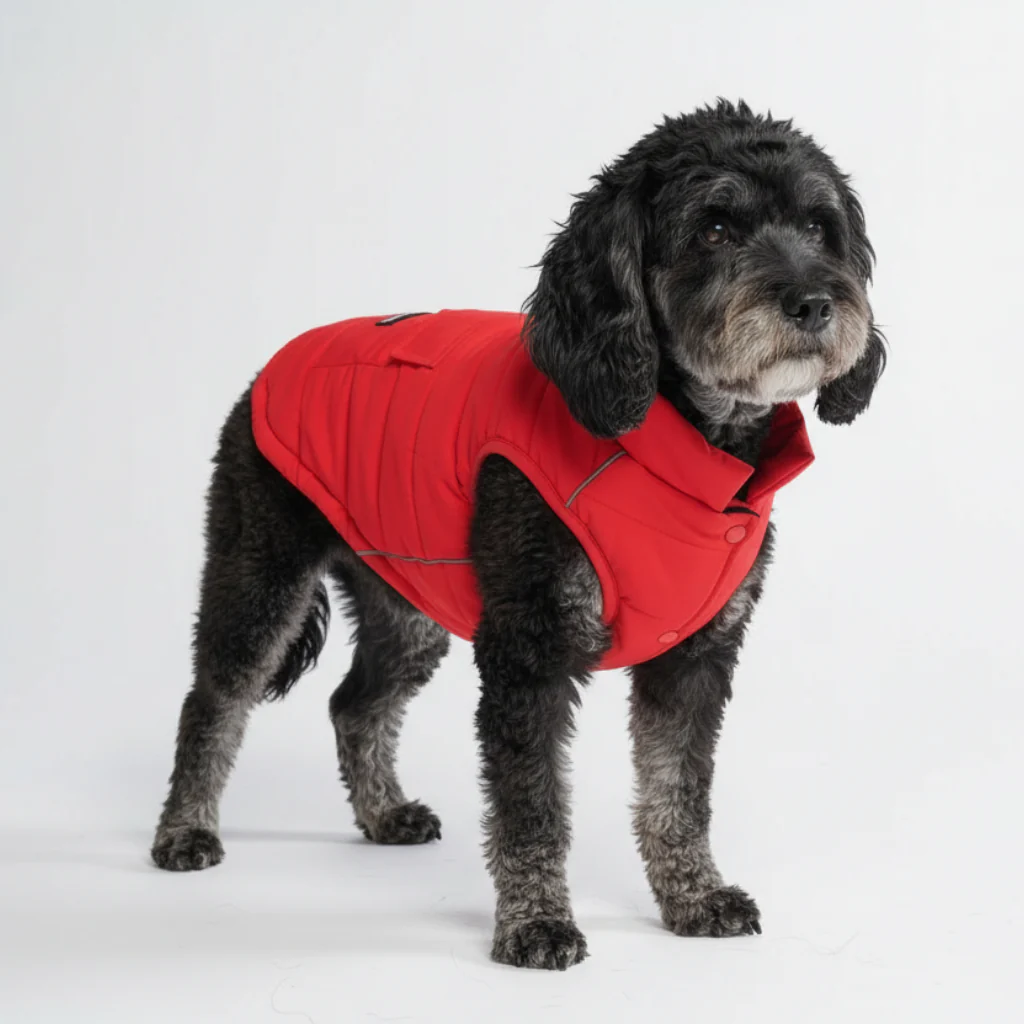 WarmShield Water-Resistant Jacket - Red - Image 4