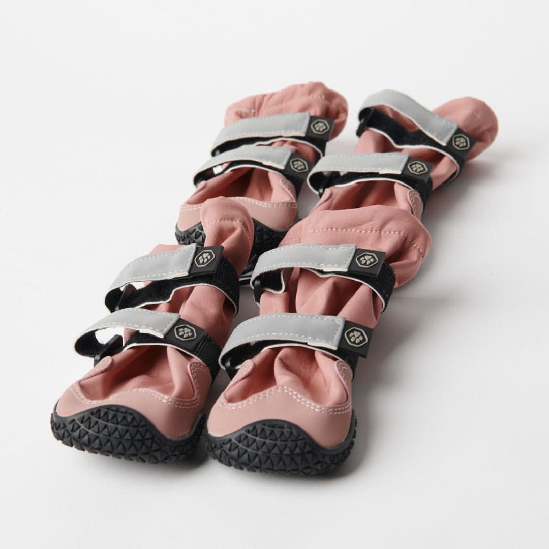Dog Rainboots, Waterproof Dog Shoes - Pink - Image 6