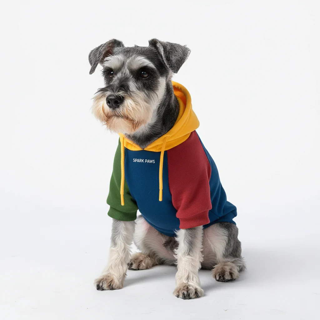 Primary Color Block Dog Hoodie - Image 3